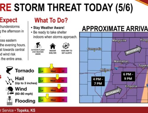 Update: Severe storms likely Monday afternoon and evening