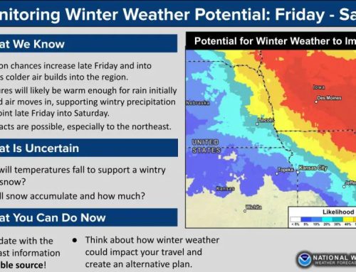 Forecast calls for possible rain-snow mix late this week